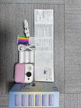 BOFIDAR Instant Print Camera for Kids, Christmas Birthday Gifts for Girls Age 3-10, Toddler Toy for 3 4 5 6 7 8 9 10 Year Old Girls with 3 Roller Photo Paper (Pink)