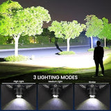 LED Headlamp Rechargeable 2Pack, 3000 Lumens Bright Head Lamp Βattery Include, 90° Adjustable Head Lights for Forehead with 3 Modes, Long Runtime & Waterproof Headlamps for Adults Camping Hiking