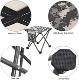 Opliy Camping Stool 2 Pack,13.5 Inch Portable Folding Stool for Outdoor Gardening and Beach Hiking Fishing,Foot Stool with Carry Bag (Camouflage)