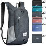 Lightweight 10L Foldable Travel Backpack - Packable Camping & Hiking Daypack for Women & Men (Dark Grey)