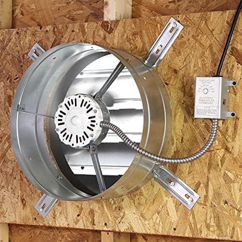CX1500 Gable Mount Power Attic Ventilator with 2.6-Amp 60-Hz Motor and 14-Inch Blade