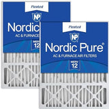Nordic Pure 20x25x5 (19_7/8 x 24_7/8 x 4_3/8) Honeywell/Lennox Replacement MERV 12 Air Filters 2 Pack