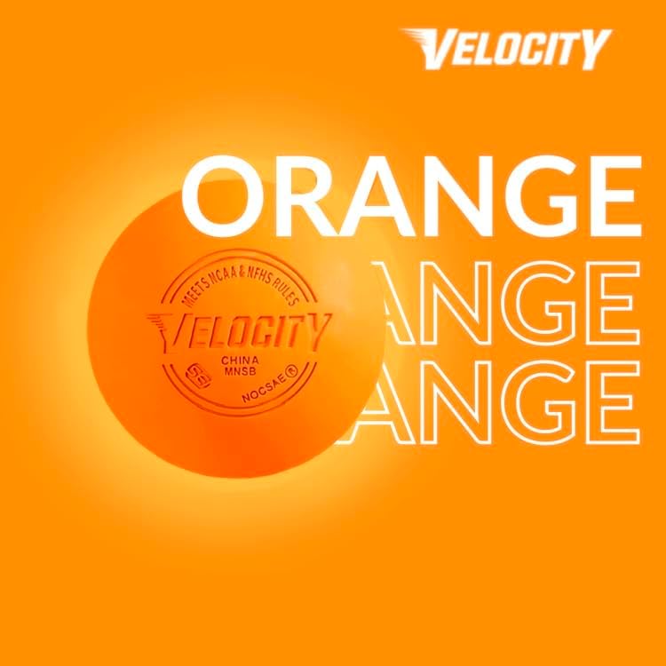 Velocity Lacrosse Balls - 1, 2, 3, 6, 12, 18, 24, 36, 60 and 120 Packs - for Practice, Official NFHS and College Approved Size