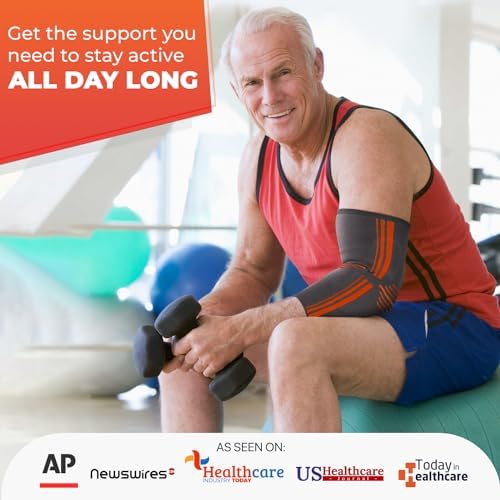 DR. BRACE® Elite Elbow Brace Support, Breathable Elbow Compression Sleeve with Gel Pad for Golfer's, Tennis Elbow & Tendonitis Treatment & Pain Relief 2024