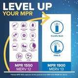 Filtrete 20x25x5 AC Furnace Air Filter, MERV 13, MPR 1900, Premium Allergen, Bacteria & Virus Filter, Electrostatic Air Cleaning Filter, 2-Pack (Actual Size 19.56 x 24.13 x 4.75 in)