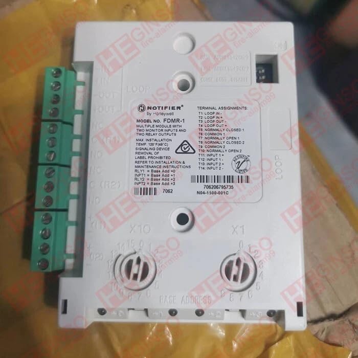 Notifier FDMR-1 Multiple Module with Two Monitor INPUTS and Two Relay OUTPUTS