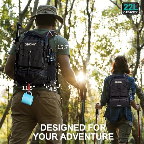 22L Hydration Backpack with Water Bladder, Water Backpack Insulated Hydration Pack for Hiking Running Cycling Festival for Men & Women