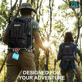 22L Hydration Backpack with Water Bladder, Water Backpack Insulated Hydration Pack for Hiking Running Cycling Festival for Men & Women