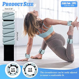 Wrist Ankle Weights Set of 2(1 lb/2 lbs Each) Adjustable Weights Training Intensity for Strength Training Walking Running Yoga Pilates Jogging for Women Men