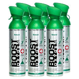Boost Oxygen Large Natural 10L Canister | Respiratory Support for Aerobic Recovery, Altitude, Performance & Health (6 Pack)