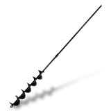 TCBWFY 2x32 Inch Auger Drill Bit for Planting - Long Handle Easy Planter Garden Auger - Bulb & Bedding Plant Augers - Post Hole Digger for 3/8”Hex Drive
