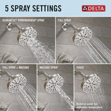 Delta 144749-SS Nicoli Faucet, With Shower Head, Stainless