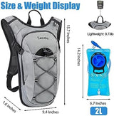 Zavothy Hydration Backpack with 2L Hydration Bladder Water Backpack for Hiking Hydration Pack for Running Cycling Hiking