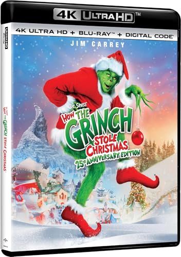 Dr. Seuss' How The Grinch Stole Christmas - 25th Anniversary Edition 4K Ultra HD + Blu-ray + Digital