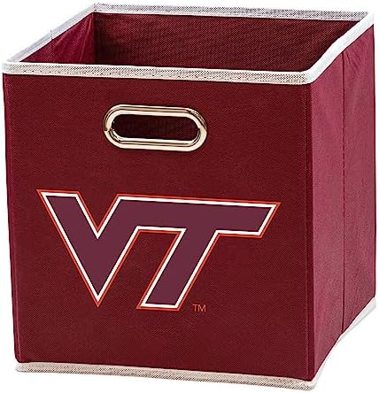 Franklin Sports NCAA College Team Fabric Storage Cubes Made to Fit Storage Bin Organizers