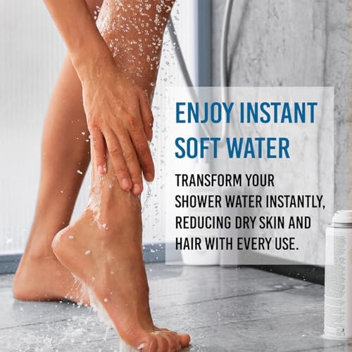 4 Pack 15 Stage Shower Filter Replacement Cartridge, Shower Filter For Hard Water, Universally Compatible With Any Similar Design, Shower Water Softener with High Output