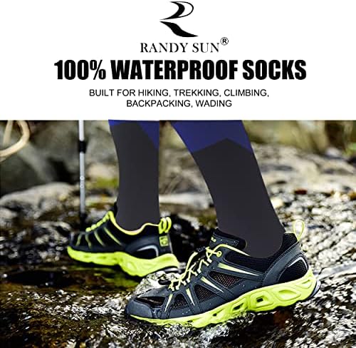 RANDY SUN Waterproof Breathable Knee High Kayaking Hunting Fishing Socks