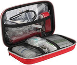 Snake Bite Kit, Bee Sting Kit, Emergency First Aid Supplies, Venom Extractor Suction Pump, Bite and Sting First Aid for Hiking, Backpacking and Camping. Includes Bonus CPR face Shield (Red)