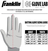 Franklin Sports MLB Baseball Batting Gloves - CFX Pro Adult + Youth Batting Glove Pairs - Baseball + Softball Batting Gloves - Multiple Sizes + Colors