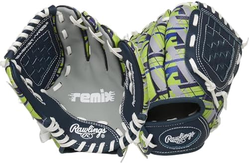 Rawlings | Remix T-Ball & Youth Baseball/Softball Glove | Sizes 9" - 10.5"