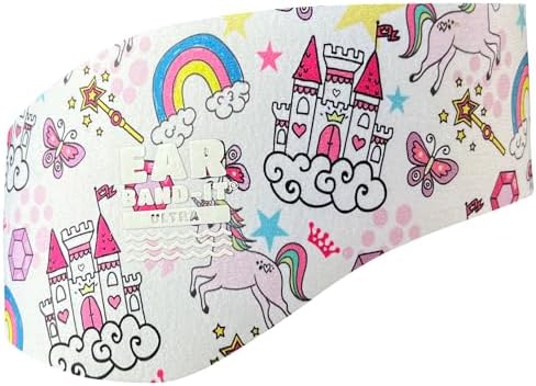 Earvolution Ear Band-It Ultra Swimming Headband for Kids and Adults - Invented by Ear, Nose, and Throat Physician - Custom Anti-Slip Grip Neoprene Maximizes Protection, 12 Color Options, 3 Sizes