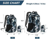 4Monster Hiking Daypack,Water Resistant Lightweight Packable Backpack for Travel Camping Outdoor