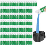 Portable Toilet Absorbent Gel Powder, Poo Gel for Camping Toilet Powder, Poo Urine Powder for Potty Bags, Poo Deodorizing Treatment for Outdoor Camping Hiking Emergency Toilet (100Pack)