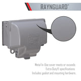 TayMac MX3300 RaynGuard Extra Duty Metal Weatherproof in-Use Cover, 1-Gang, Gray