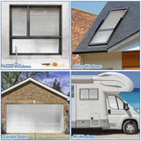 YoleShy Double Reflective Insulation 48 in X 10 FT RV Window Insulation for Summer Heat Reflective Window Film for Roof, Car, Garage Doors