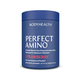 BodyHealth PerfectAmino Powder - BCAA and EAA Powder for Pre and Post Workout - Amino Acid Energy Drink for Men and Women to Support Lean Muscle and Recovery - Strawberry - 60 Servings