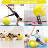 APEXUP Yoga & Pilates Ball - Anti Slip Heavy Duty Gym Ball for Fitness, Balance & Core Workout