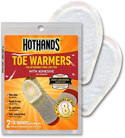 HotHands Toe Warmers - Long Lasting Safe Natural Odorless Air Activated Warmers - Up to 8 Hours of Heat - 72 Pair