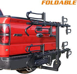 Young 4-Bike Rack Hitch Mount Platform Style Carrier for Cars Trucks SUVs Minivans with 2" Hitch Receiver, 4 Bikes X 40 lbs (160 lbs Total) Load Capacity