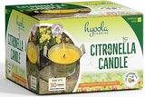 HYOOLA Large Citronella Candles Outdoor Bucket - 30 Hour - 2-Pack - Natural Repellent - European Made