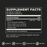 LifeSeasons Essentials Liposomal - Vitamin C Supplement - Supports Skin Heart & Boosts Immunity - Enhances Collagen Production - Antioxidants for Stress Relief - 60 Capsules