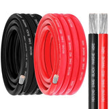 2 Gauge Maine Wire Include 2 Gauge 20FT Black & 20FT Red,2AWG Marine Grade Wire Oxygen-Free Tinned Copper Electrical Cable for Boat Automotive RV Camper Trailer Speaker Lighting Outdoor