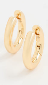 gorjana - Lou Hoops 13/16 inch - 18k Gold Plated for Women