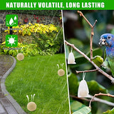 12 Pack Natural Squirrel Repellent for Outdoor Car Yard Garden Plants Indoor Bird Feeder, Peppermint Planted Ingredients Rodent Squirrel Deterrent, Keep Squirrel Mouse Away