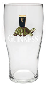 Guinness Official Merchandise Tortoise/Toucan Gilroy 2 Pint Glass Set Transparent