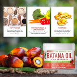 Batana Oil for Hair Growth: 100% Pure & Organic Raw Botana Oil from Honduras – Natural Hair & Scalp Care for Thicker, Stronger Hair – Best for Men & Women - 4 FL OZ