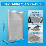 UBeesize 20x25x1 Reusable Electrostatic Air Filter HVAC AC Furnace Filter,MERV 8,Washable, Lasts a Lifetime,Permanent Air Filter,Breathe Fresher,Home And Office(Actual Size:19.75x24.65x0.82 Inch)