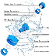 REDCAMP 5 Gallon/18.5L Portable Water Container with Spigot - Camping & Emergency Water Storage for Car, Hiking, Hurricane Supplies