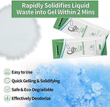 Poo Absorbent for Portable Toilet, Camping Toilet Chemicals, Eco Degradable Absorbent Gel Liquid Waste Gelling and Deodorizing Absorbent Emergency Toilet Waste Treatment