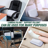 Travel & Camping Cooling Memory Foam Pillow for Backpacking &Airplanes &Beach, Medium Firm Small Camp Bed Pillow for Car Sleeping,Toddler, Breathable Washable Cover, Neck Support Portable Compressible