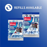 O-Cedar EasyWring RinseClean Microfiber Spin Mop & Bucket Floor Cleaning System with 3 Extra Refills, Plastic, Grey