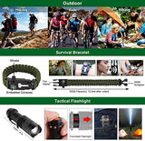 Gifts for Men Dad Husband Teenage Boy, Survival Kit 28 in 1, Survival Gear Tool Emergency Tactical Equipment Supplies Kits for Families Outdoors Camping Hiking Adventures