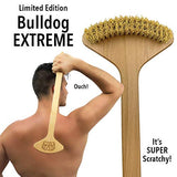THE BULLDOG Extreme Back Scratcher, The Scratchiest Bulldog, with Extra Stiff Bristles for Serious Skin Itch Relief and Pleasure, Best Gift for Men and Women, Caution Extremely Scratchy