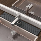 Faucet Mat for Kitchen Sink - Super Absorbent Diatomite Fast Drying Stone, Quick Drying Splash Guard,Prevents Moisture Buildup Sink, Durable Protector for Kitchen,Bathroom Counter