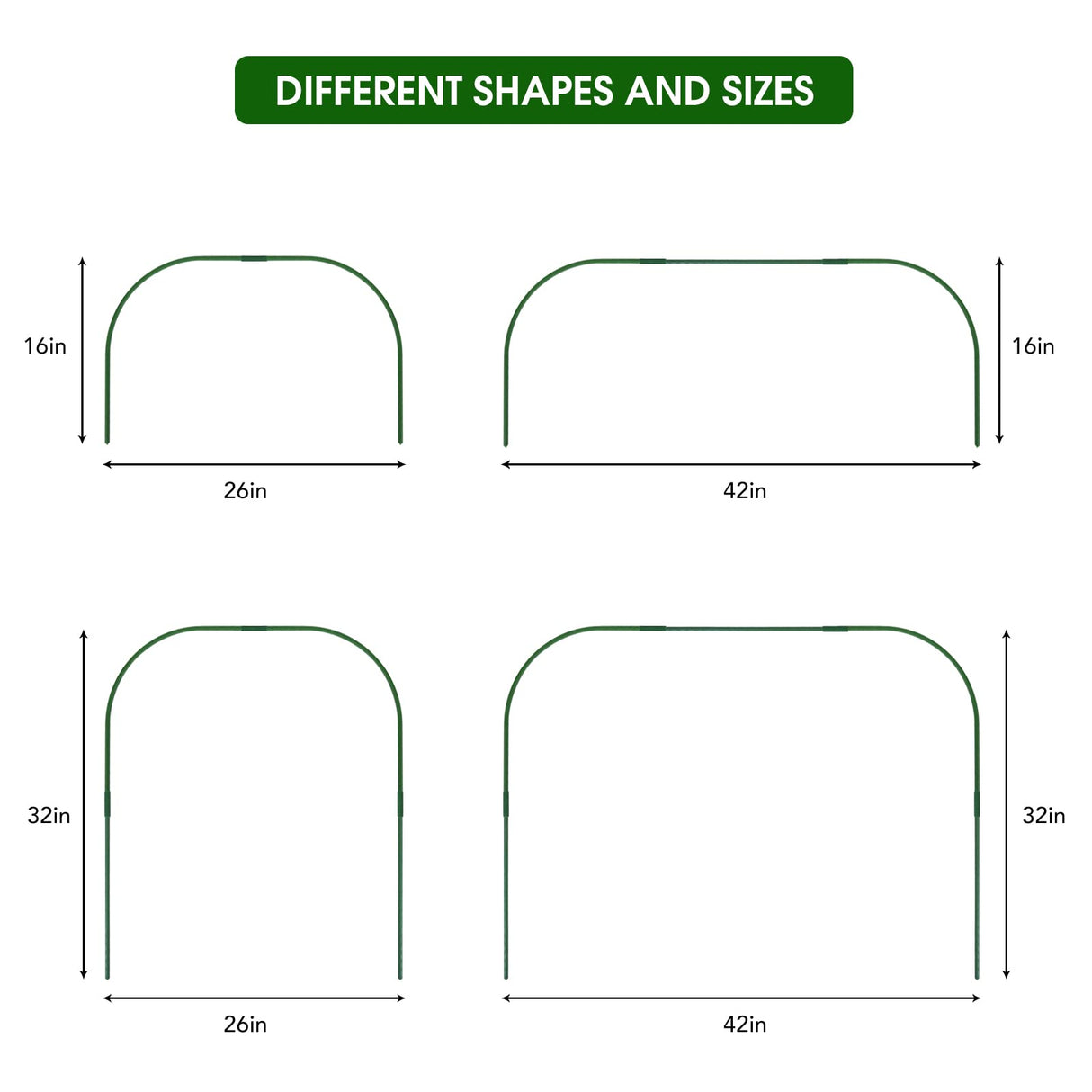 Garden Netting Kit for Raised Beds, 8x24Ft Ultra Fine Mesh Netting with 6 Sets Garden Hoops, Plant Row Cover Insect Netting Birds Pest Barrier Net for Vegetable Fruit Flowers