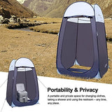 Leader Accessories Pop Up Shower Tent Dressing Changing Room Privacy Portable Camping Shelters 4' x 4' x 78" H Extra-Large Space
